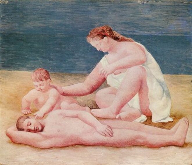 PICASSO, Famille au bord de la mer, 1922, © Succession Picasso 2020, tous droits réservés PICASSO, Famille au bord de la mer, 1922, © Succession Picasso 2020, tous droits réservés