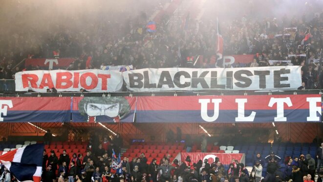 Banderole des ultras parisiens lors de PSG-FC Nantes, le 22 décembre 2018 | © Getty Images Banderole des ultras parisiens lors de PSG-FC Nantes, le 22 décembre 2018 | © Getty Images