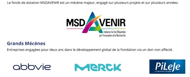 Mécènes de la fondation AP-HP pour la Recherche. Mécènes de la fondation AP-HP pour la Recherche.