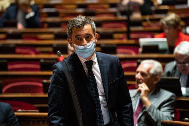 Gérald Darmanin le 16 juillet 2020 au Sénat © Xosé Bouzas / Hans Lucas / Hans Lucas via AFP Gérald Darmanin le 16 juillet 2020 au Sénat © Xosé Bouzas / Hans Lucas / Hans Lucas via AFP