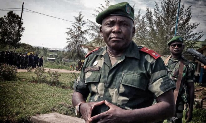 Sous sanctions internationales, le général Amisi prend la tête de l'inspection générale des armées © DR Sous sanctions internationales, le général Amisi prend la tête de l'inspection générale des armées © DR