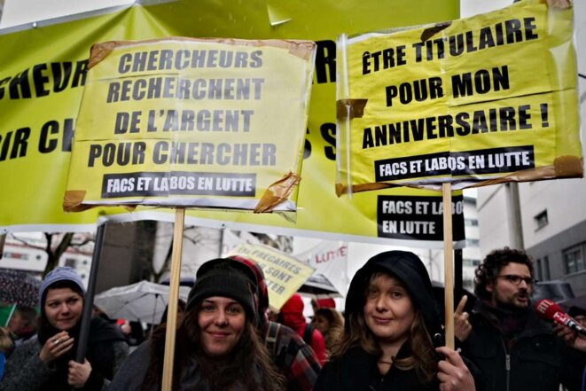 Les facs et labos en lutte © Gary Libot pour Radio Parleur Les facs et labos en lutte © Gary Libot pour Radio Parleur