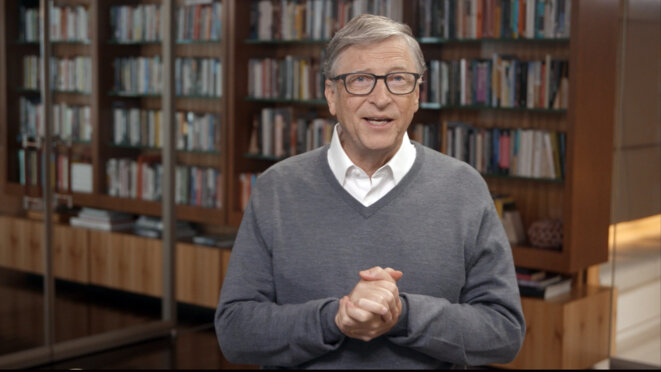 Bill Gates, le 24 juin 2020. © AFP Bill Gates, le 24 juin 2020. © AFP
