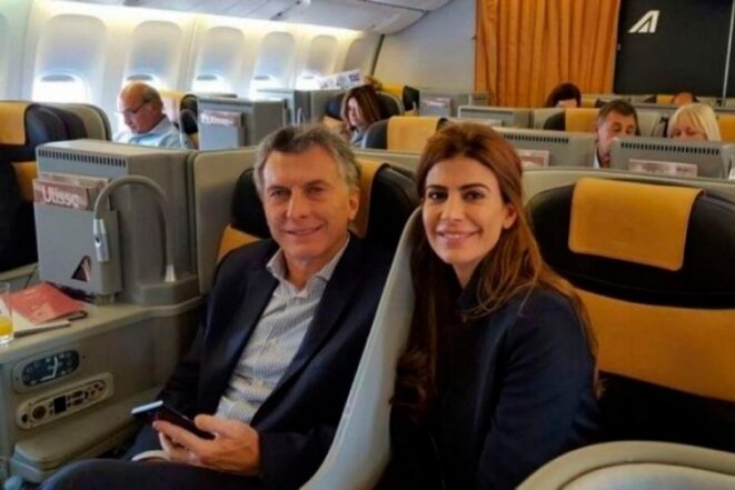 Mauricio Macri et sa femme © Pagina 12 Mauricio Macri et sa femme © Pagina 12