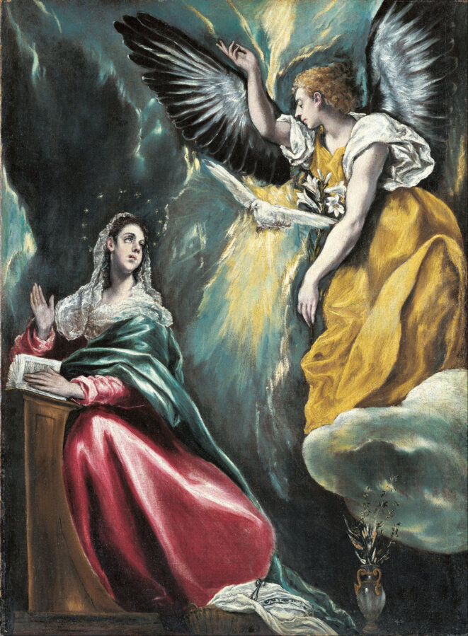 El Greco Annonciation 1595-1600 © WikiMedia El Greco Annonciation 1595-1600 © WikiMedia