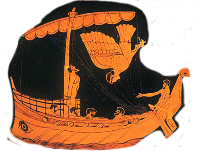 Ulysse et la sirène © Jastrow in WikiMedia Ulysse et la sirène © Jastrow in WikiMedia