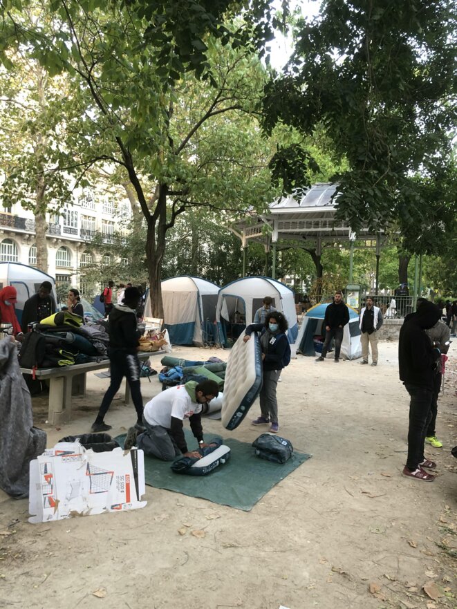 L'évacuation s'est faite dans le calme. © IR L'évacuation s'est faite dans le calme. © IR