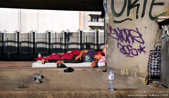 Pont de Clichy, ce matin, 6 août 2020. © Fernando ORELLANA Pont de Clichy, ce matin, 6 août 2020. © Fernando ORELLANA