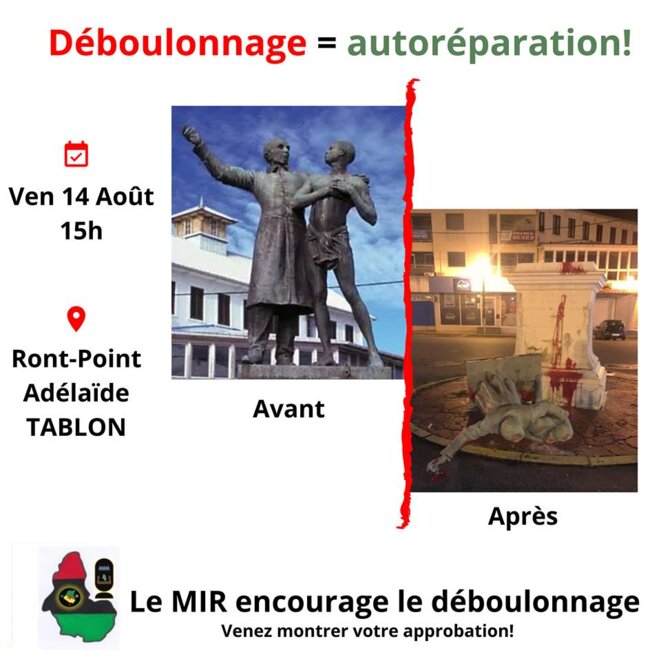 Les Marrons de la Liberté, la force des symboles. (MIR-Guyane).