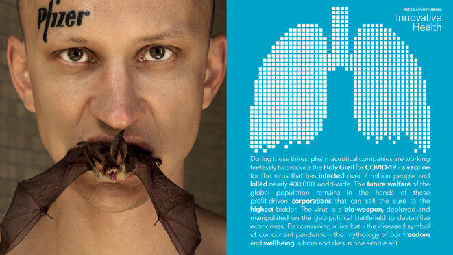 Art & covid : le vaccin anti Big-Pharma  de l’artiste Petr Davydtchenko