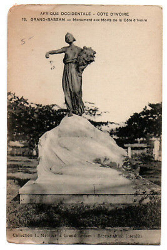 Carte postale Grrand Bassam Carte postale Grrand Bassam