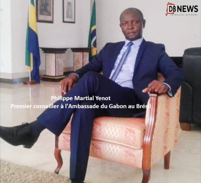 Philippe Martial Yenot, Premier conseiller à l'Ambassade du Gabon au Brésil. Philippe Martial Yenot, Premier conseiller à l'Ambassade du Gabon au Brésil.