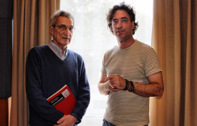 Toni Negri et Michael Hardt à Madrid, 2011. Source: Wikimedia Commons. © DarkMoMo Toni Negri et Michael Hardt à Madrid, 2011. Source: Wikimedia Commons. © DarkMoMo