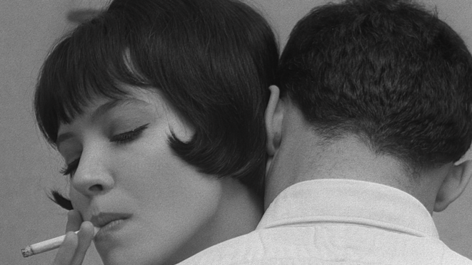 Photogramme de "Vivre sa vie", de Jean-Luc Godard, 1962. Photogramme de "Vivre sa vie", de Jean-Luc Godard, 1962.