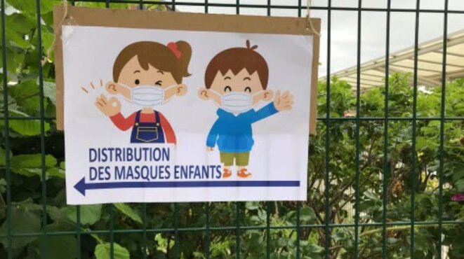 Masques gratuits rejetés: Macron attente à la santé des enfants.