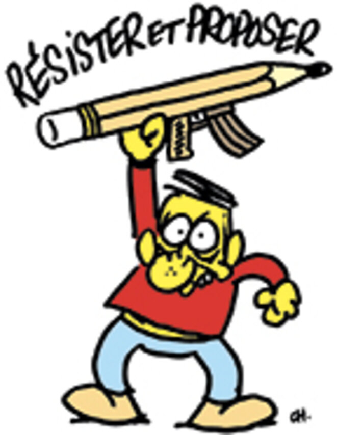 Dessin de Charb pour les Cahiers pédagogiques Dessin de Charb pour les Cahiers pédagogiques
