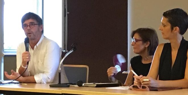 lors des journées d'été EELV à Strasbourg 2019 intervention au nom de ANVITA Damien Carême Président et M. Laïdouni-Denis lors des journées d'été EELV à Strasbourg 2019 intervention au nom de ANVITA Damien Carême Président et M. Laïdouni-Denis