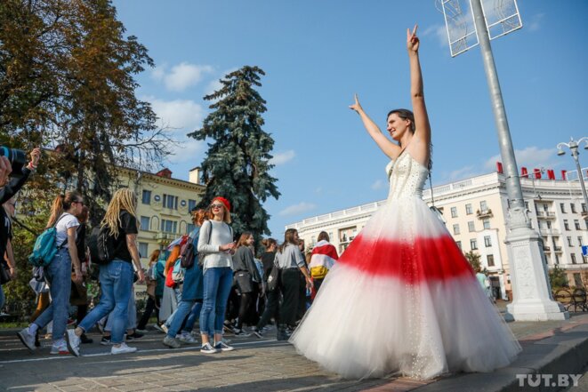 La marche des femmes © tut.by La marche des femmes © tut.by
