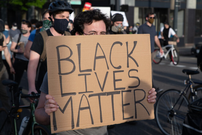 Manifestation à Portland le 4 juin 2020. © Matthew Roth/Flickr Manifestation à Portland le 4 juin 2020. © Matthew Roth/Flickr