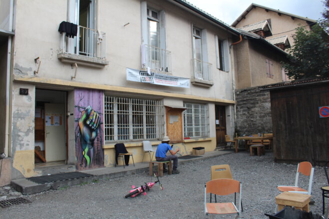 Le refuge solidaire de Briançon, situé tout près de la MJC et de la gare. © NB Le refuge solidaire de Briançon, situé tout près de la MJC et de la gare. © NB