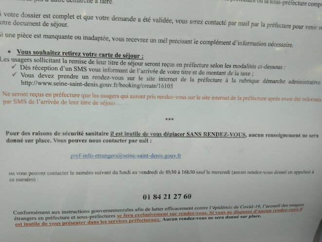 Préfecture De Bobigny Renouvellement Carte De Séjour