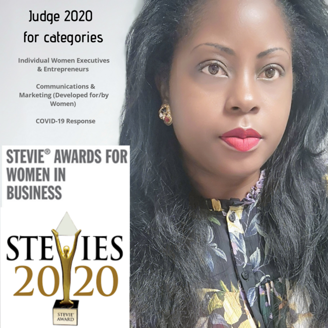 Audrey POMIER FLOBINUS juge 2020 au Stevie Awards for Women in business © Humanity For The World (HFTW) Audrey POMIER FLOBINUS juge 2020 au Stevie Awards for Women in business © Humanity For The World (HFTW)