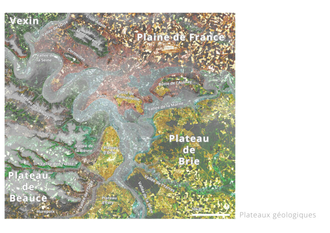 Carte des plateaux géologiques © fair Carte des plateaux géologiques © fair