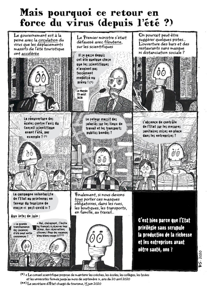 22 - Notes comix autour du coronavirus © Barthélémy Schwartz 22 - Notes comix autour du coronavirus © Barthélémy Schwartz