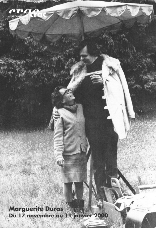 Michael LONSDALE et Marguerite DURAS, photo: Jean MASCOLO, collection particulière, tous droits réservés Michael LONSDALE et Marguerite DURAS, photo: Jean MASCOLO, collection particulière, tous droits réservés