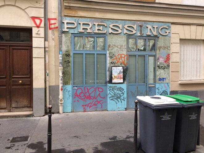 Dans une rue festival du Xe arrondissement aujourd'hui désertée. © JC Dans une rue festival du Xe arrondissement aujourd'hui désertée. © JC