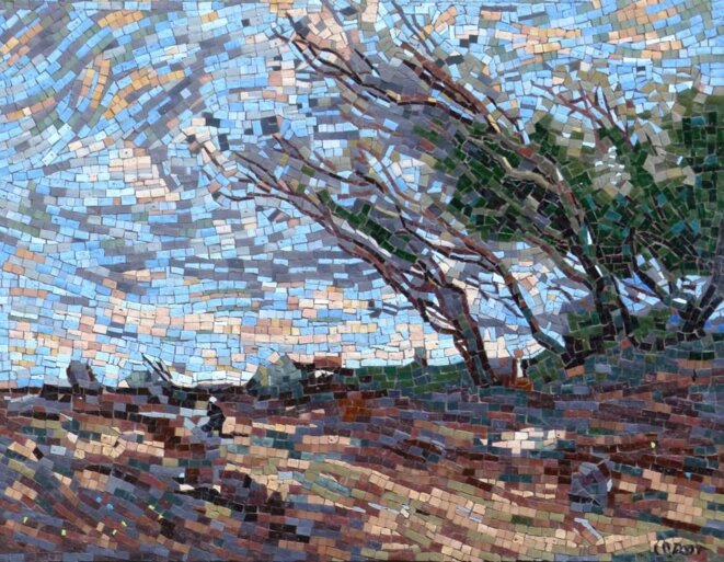 Mosaïque de Corot à Barbizon Mosaïque de Corot à Barbizon