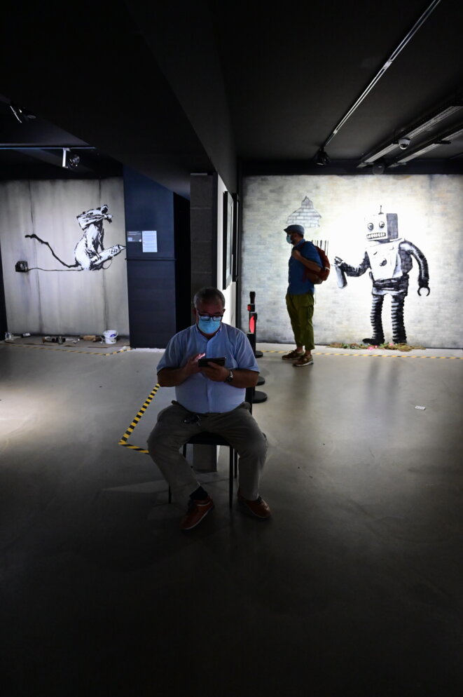 Expo Banksy Paris © Denis Spilet Expo Banksy Paris © Denis Spilet