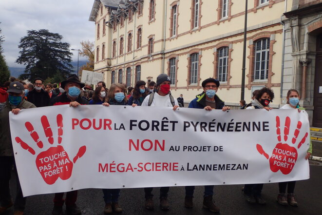 Bagnères, LA manif pour la forêt 1 © AB Bagnères, LA manif pour la forêt 1 © AB