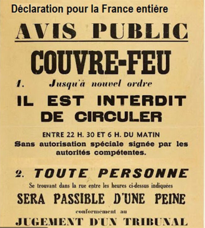 couvre-feu