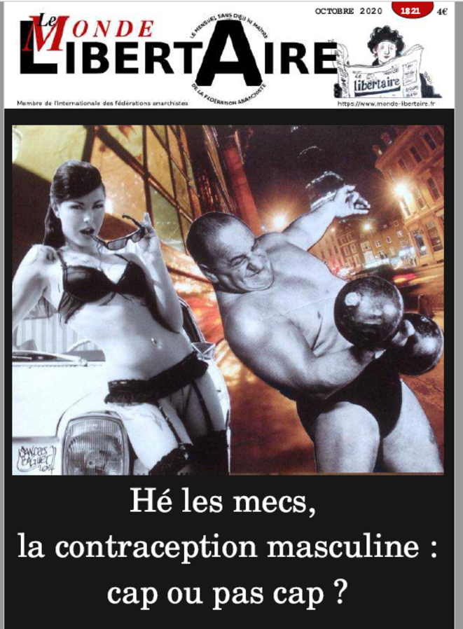 Couverture Le monde Libertaire Octobre 2020 Couverture Le monde Libertaire Octobre 2020