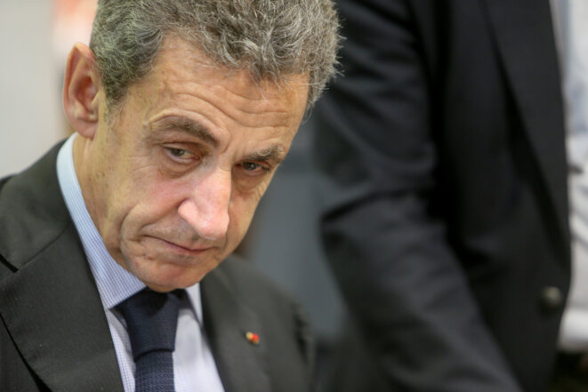 Nicolas Sarkozy, en décembre 2019. © Nicolas Guyonnet / Hans Lucas via AFP