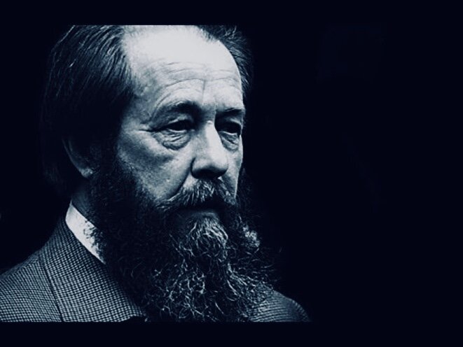 Aleksandr Solzhenitsyn at Harvard University, 1978 © YouTube