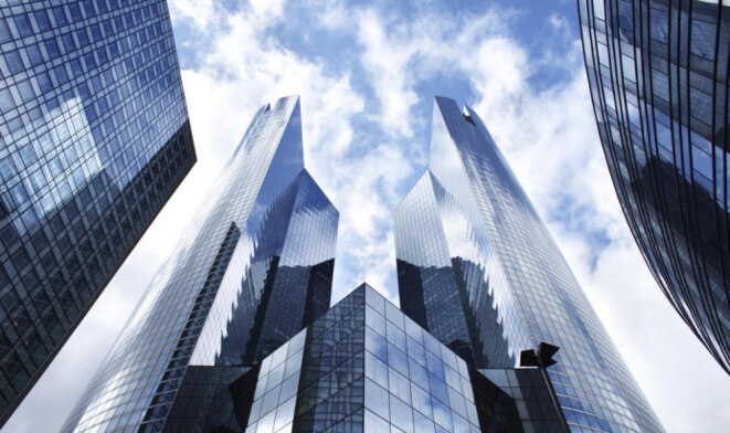 La tour Société générale dans le quartier d'affaires de La Défense, à l'ouest de Paris. © Société Générale La tour Société générale dans le quartier d'affaires de La Défense, à l'ouest de Paris. © Société Générale