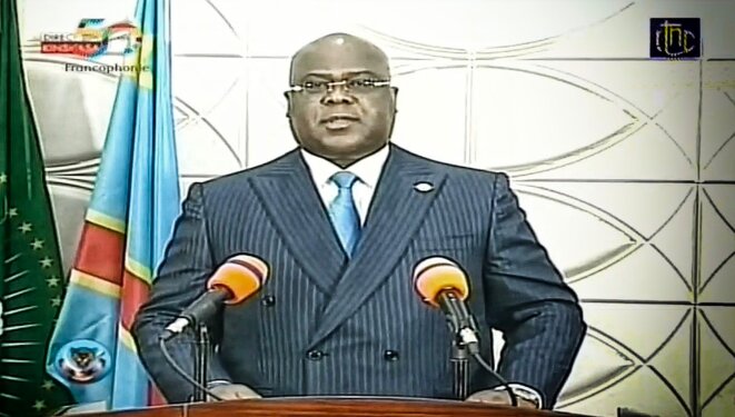 Félix Tshisekedi à la RTNC le 23 octobre 2020 Félix Tshisekedi à la RTNC le 23 octobre 2020