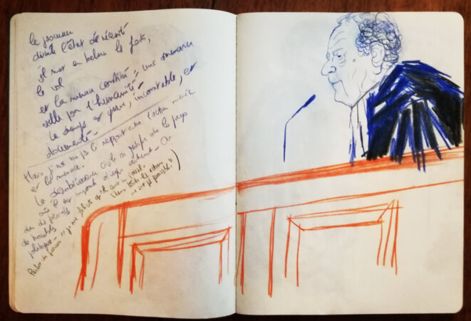 Les réquisitions de l'avocat général. © Pedrosa Les réquisitions de l'avocat général. © Pedrosa
