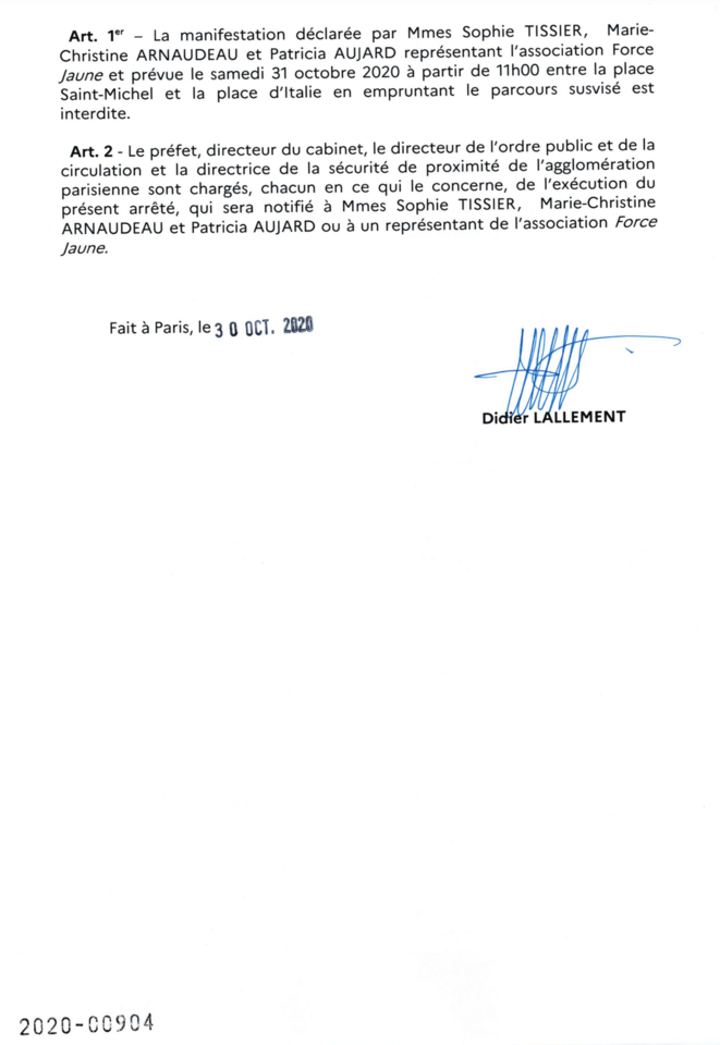 arreté pref lallement P3 arreté pref lallement P3