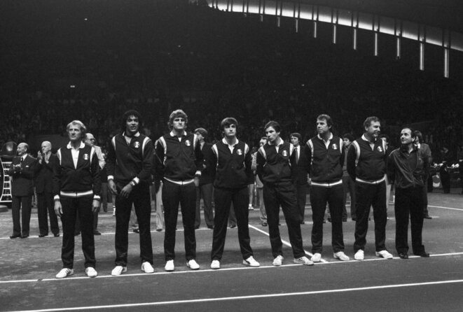 La finale de Coupe Davis 1982 contre les USA à Grenoble La finale de Coupe Davis 1982 contre les USA à Grenoble