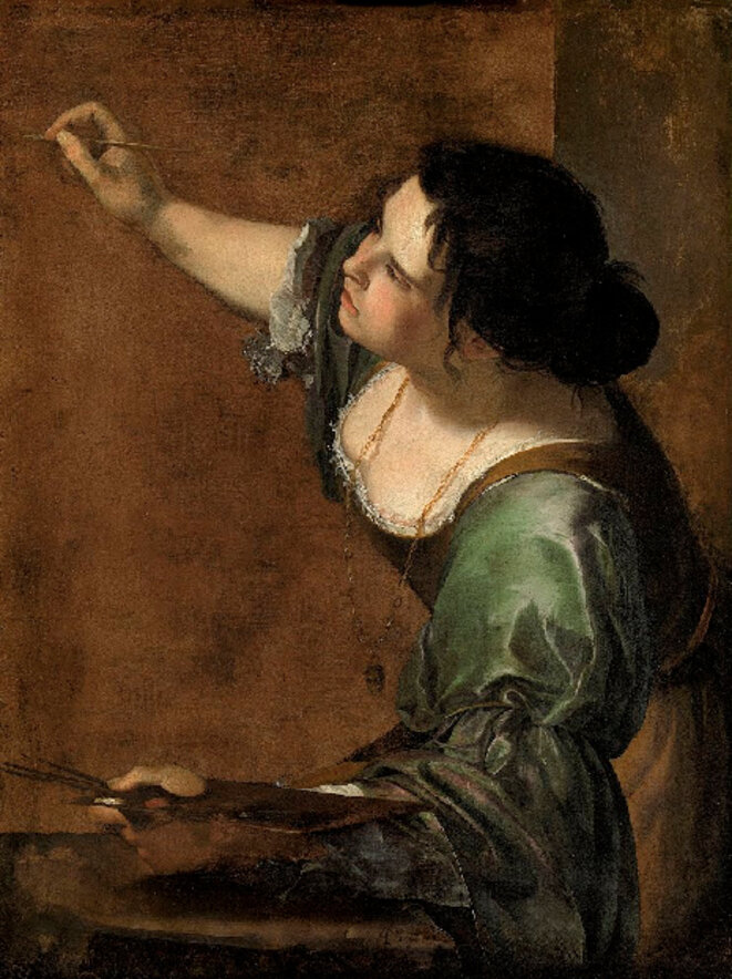 A. Gentileschi, « La Pittura », c. 1638 (château de Windsor). A. Gentileschi, « La Pittura », c. 1638 (château de Windsor).