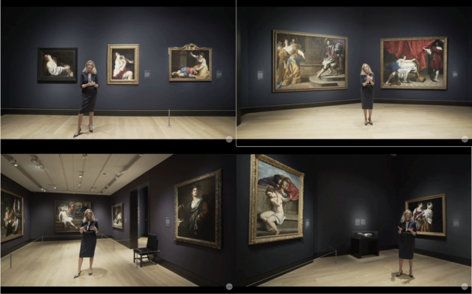 L'exposition virtuelle à la National Gallery. L'exposition virtuelle à la National Gallery.