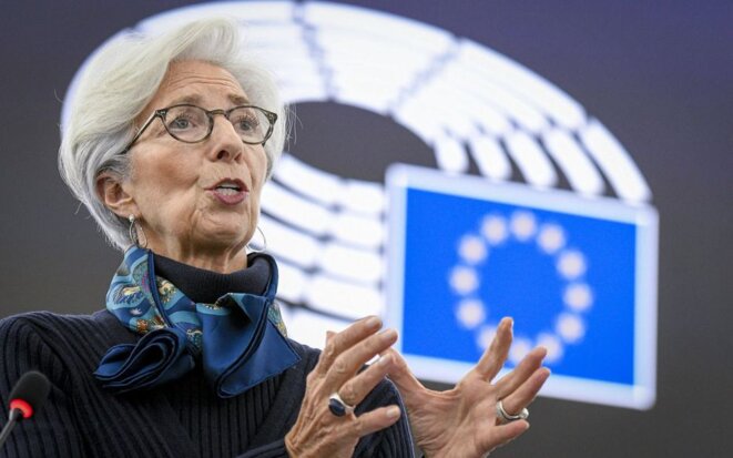 Christine Lagarde, présidente de la BCE © Le Parisien