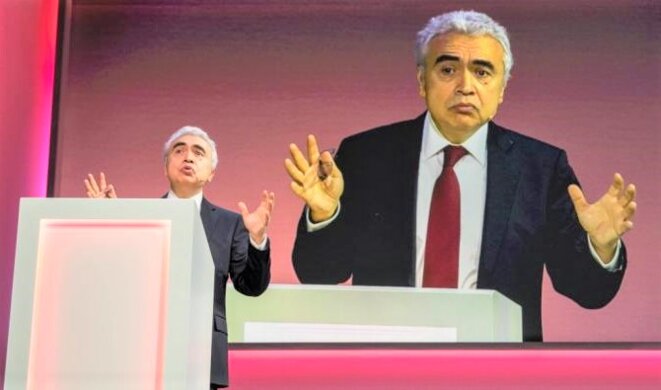 Le directeur exécutif de l’Agence internationale de l’énergie, Fatih Birol, en conférence de presse à Oslo en novembre 2019 (Photo, Ole BERG-RUSTEN/NTB Scanpix/AFP). Le directeur exécutif de l’Agence internationale de l’énergie, Fatih Birol, en conférence de presse à Oslo en novembre 2019 (Photo, Ole BERG-RUSTEN/NTB Scanpix/AFP).