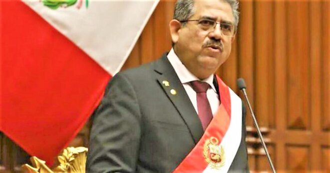 Pérou/Le nouveau président par intérim, Manuel Merino Pérou/Le nouveau président par intérim, Manuel Merino