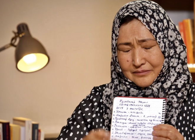 Gulbahar Jalilova a été enfermée dans un camp entre mai 2017 et septembre 2018. © Mediapart Gulbahar Jalilova a été enfermée dans un camp entre mai 2017 et septembre 2018. © Mediapart