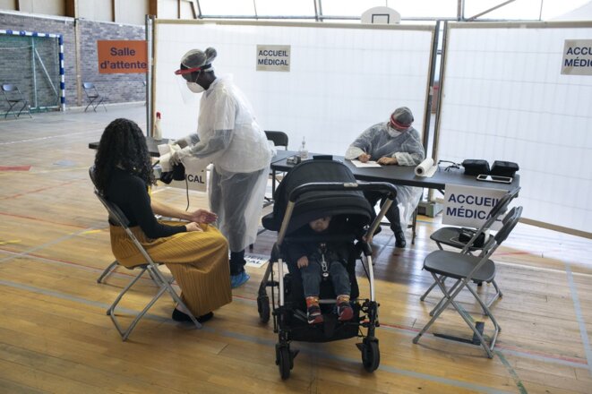Le 1er avril à Champigny-Sur-Marne. © Yann Castanier / Hans Lucas via AFP Le 1er avril à Champigny-Sur-Marne. © Yann Castanier / Hans Lucas via AFP