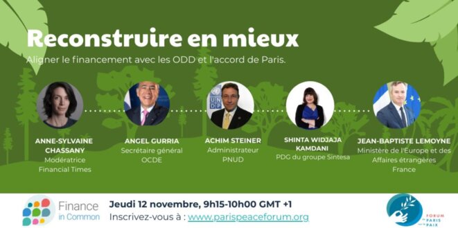 France : 1er sommet "Finance en commun " France : 1er sommet "Finance en commun "